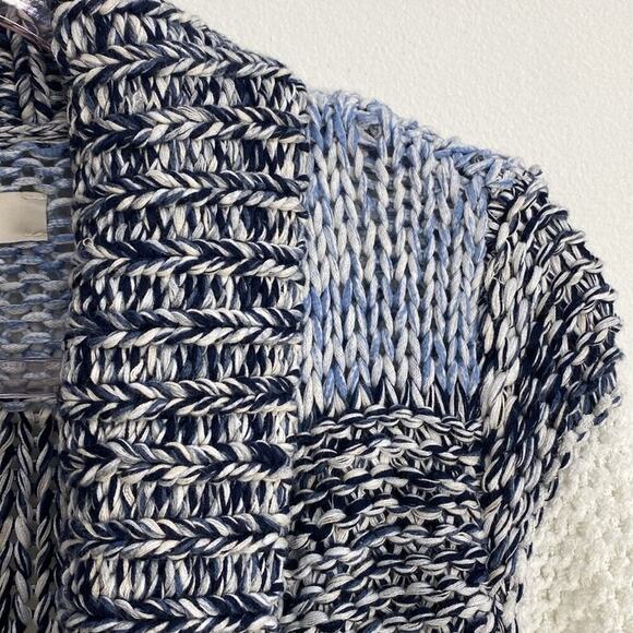 Loft Open Knit Cardigan Nautical Women's XS - Picture 7 of 14